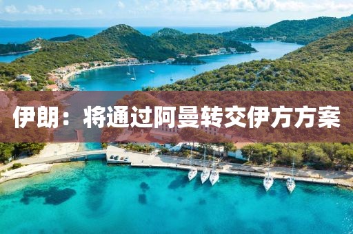伊朗：将通过阿曼转交伊方方案