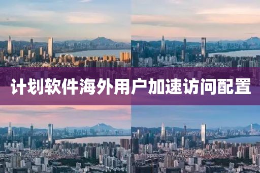 计划软件海外用户加速访问配置