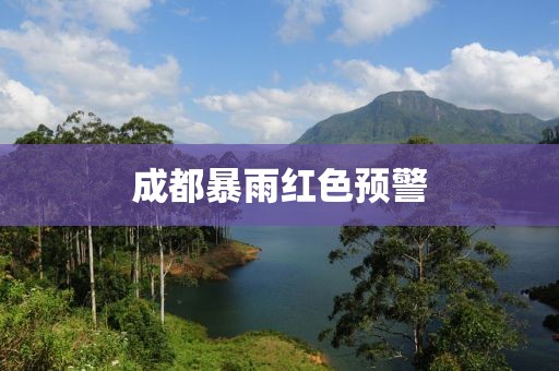成都暴雨红色预警