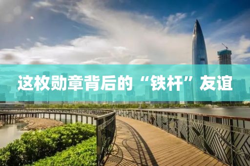 这枚勋章背后的“铁杆”友谊