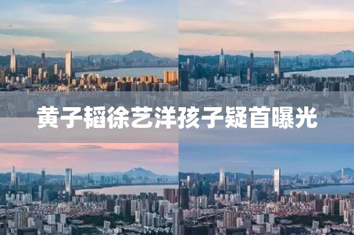 黄子韬徐艺洋孩子疑首曝光