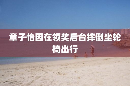 章子怡因在领奖后台摔倒坐轮椅出行