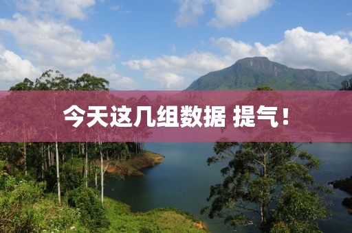 今天这几组数据 提气！