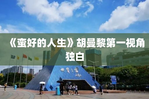 《蛮好的人生》胡曼黎第一视角独白