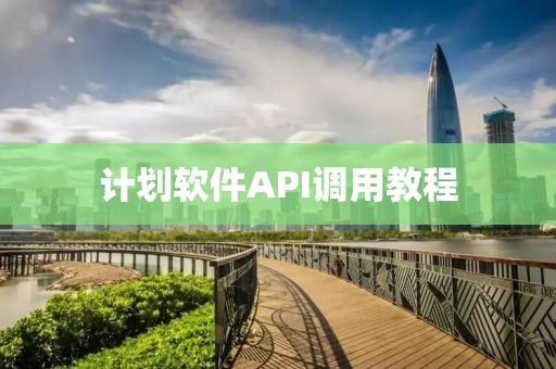 计划软件API调用教程