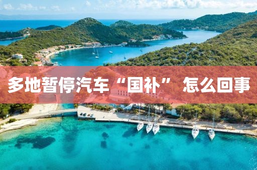 多地暂停汽车“国补” 怎么回事