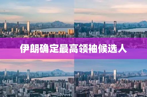 伊朗确定最高领袖候选人