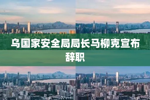 乌国家安全局局长马柳克宣布辞职