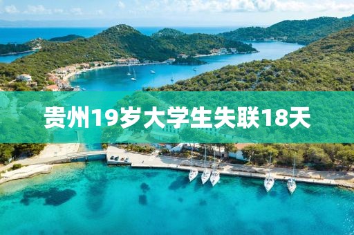 贵州19岁大学生失联18天