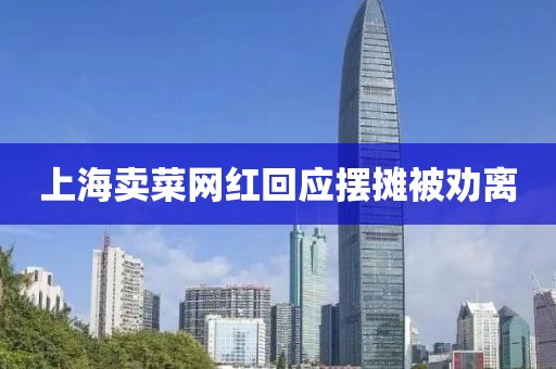 上海卖菜网红回应摆摊被劝离