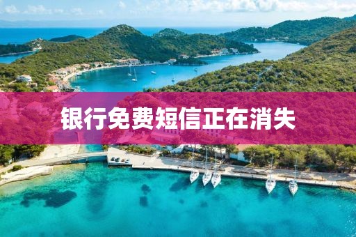 银行免费短信正在消失