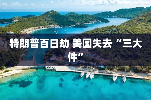 特朗普百日劫 美国失去“三大件”