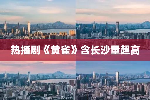 热播剧《黄雀》含长沙量超高