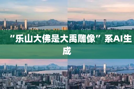 “乐山大佛是大禹雕像”系AI生成