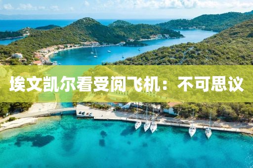 埃文凯尔看受阅飞机：不可思议