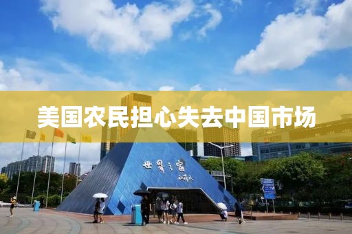 美国农民担心失去中国市场