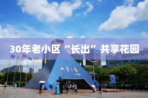 30年老小区“长出”共享花园