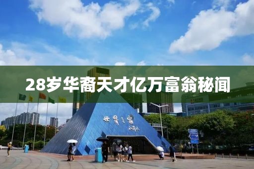 28岁华裔天才亿万富翁秘闻