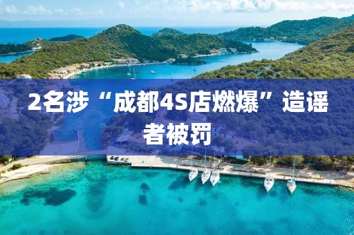 2名涉“成都4S店燃爆”造谣者被罚