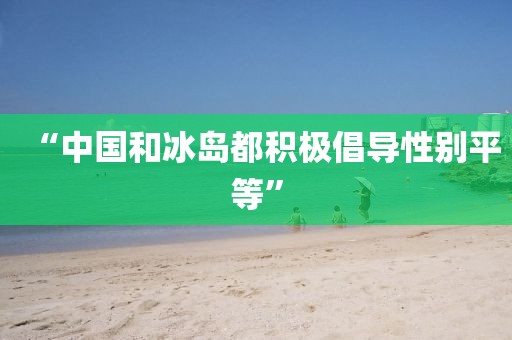 “中国和冰岛都积极倡导性别平等”