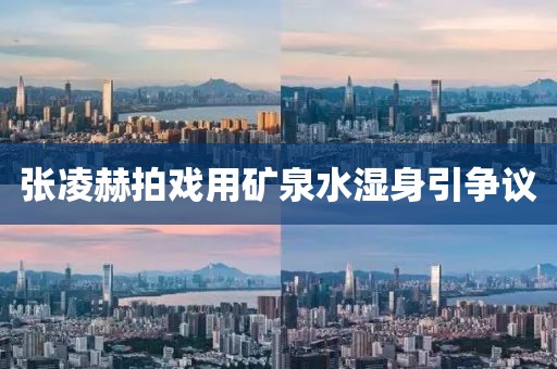 张凌赫拍戏用矿泉水湿身引争议