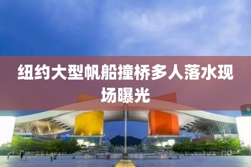 纽约大型帆船撞桥多人落水现场曝光