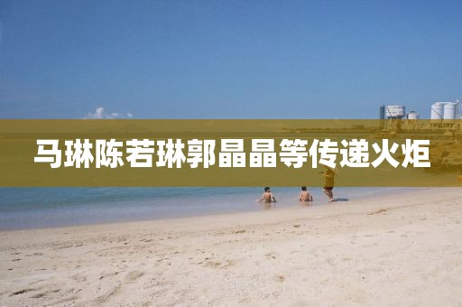 马琳陈若琳郭晶晶等传递火炬