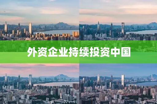 外资企业持续投资中国