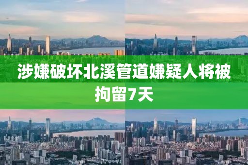 涉嫌破坏北溪管道嫌疑人将被拘留7天