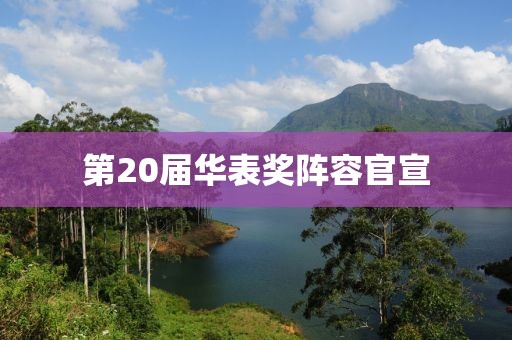 第20届华表奖阵容官宣