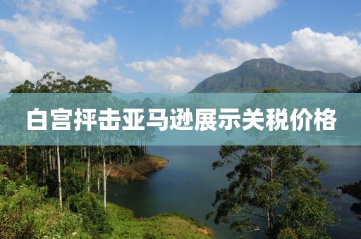 白宫抨击亚马逊展示关税价格