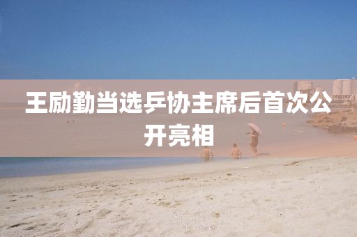 王励勤当选乒协主席后首次公开亮相