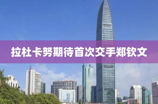 拉杜卡努期待首次交手郑钦文