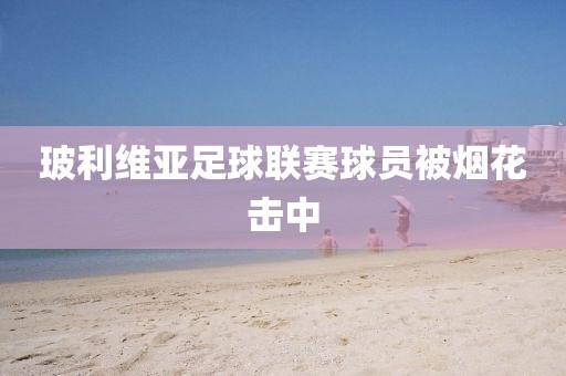 玻利维亚足球联赛球员被烟花击中