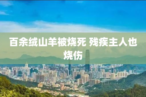 百余绒山羊被烧死 残疾主人也烧伤