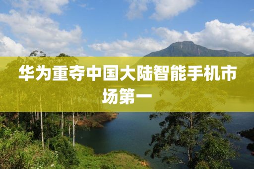 华为重夺中国大陆智能手机市场第一