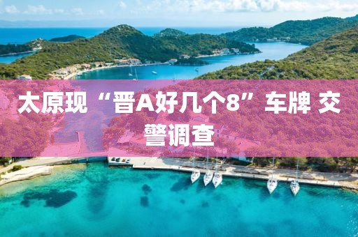 太原现“晋A好几个8”车牌 交警调查
