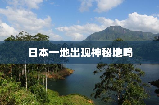 日本一地出现神秘地鸣