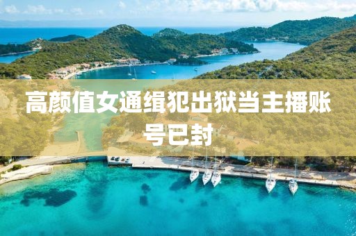 高颜值女通缉犯出狱当主播账号已封