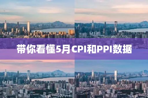 带你看懂5月CPI和PPI数据