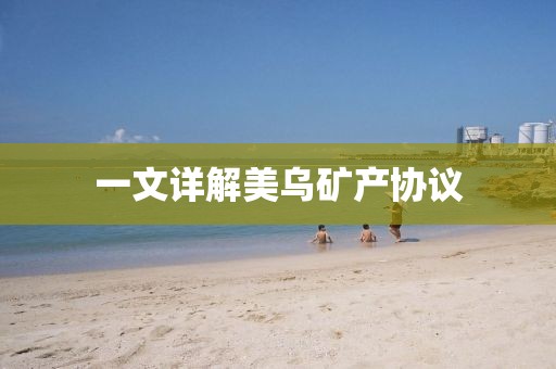一文详解美乌矿产协议