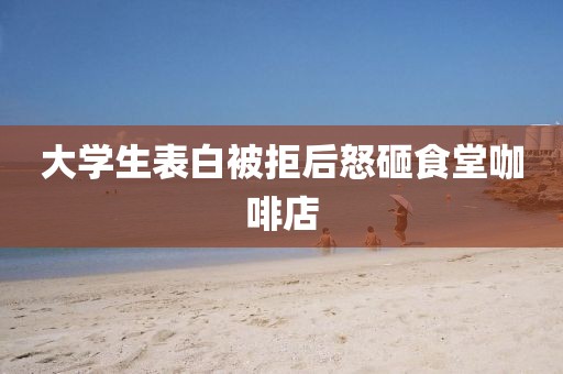 大学生表白被拒后怒砸食堂咖啡店