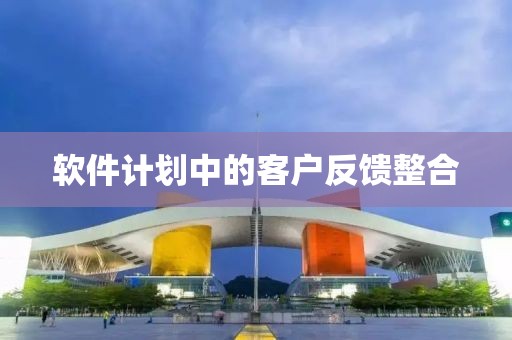 软件计划中的客户反馈整合