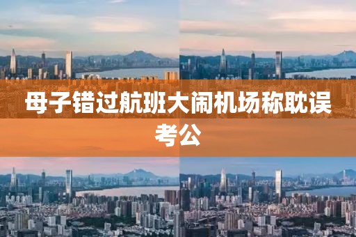 母子错过航班大闹机场称耽误考公