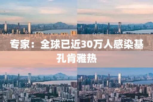 专家：全球已近30万人感染基孔肯雅热