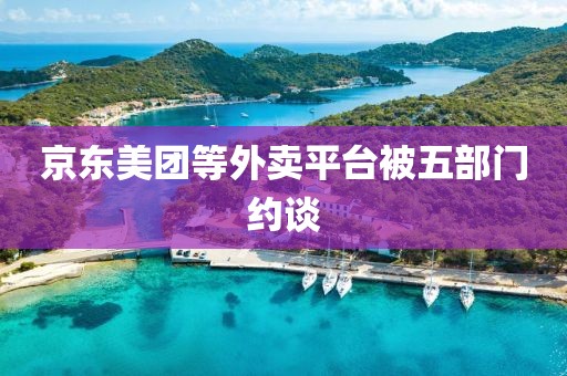 京东美团等外卖平台被五部门约谈