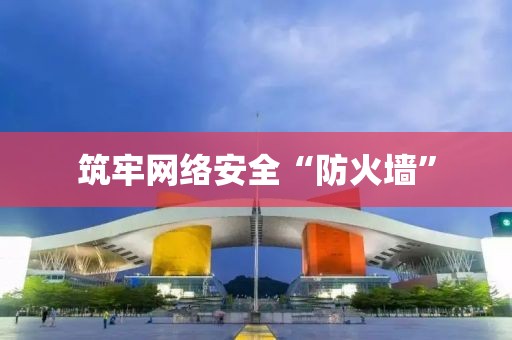 筑牢网络安全“防火墙”